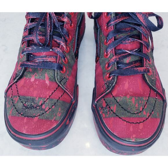 VANS A Nightmare on Elm Street Unisex Hi-Top Sneakers Size Men's 7/Women's 8.5 - Picture 8 of 15